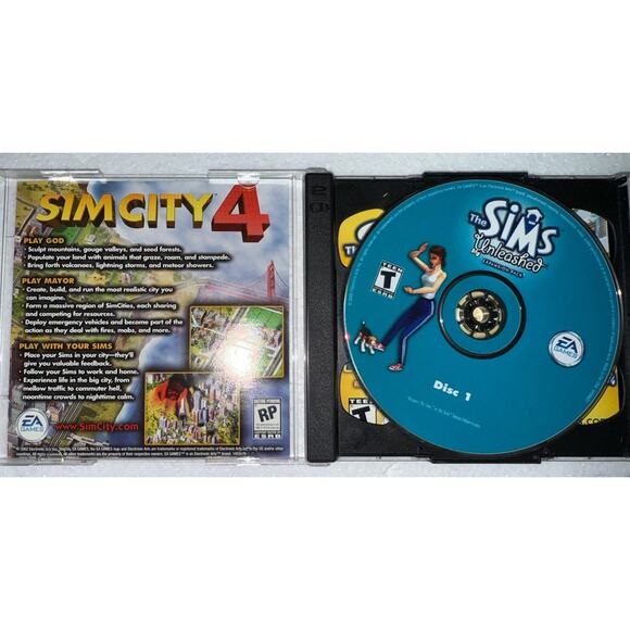 The Sims Double Deluxe Bonus Disc & Expansion Lot House Party Hot Date Superstar - Picture 11 of 13